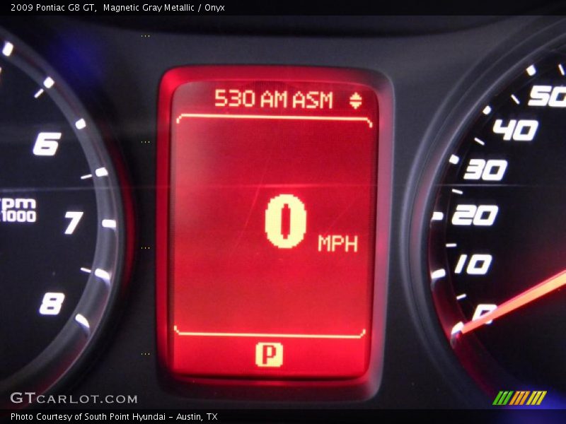 Magnetic Gray Metallic / Onyx 2009 Pontiac G8 GT