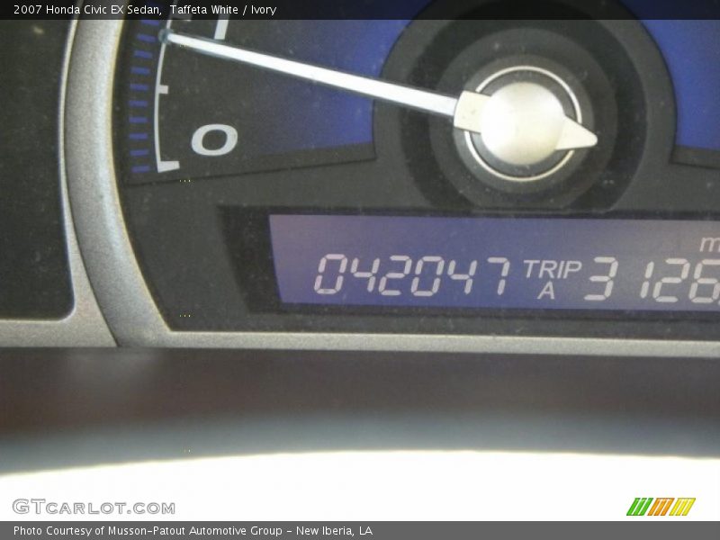 Taffeta White / Ivory 2007 Honda Civic EX Sedan