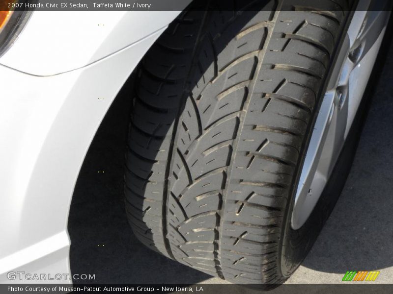 Taffeta White / Ivory 2007 Honda Civic EX Sedan