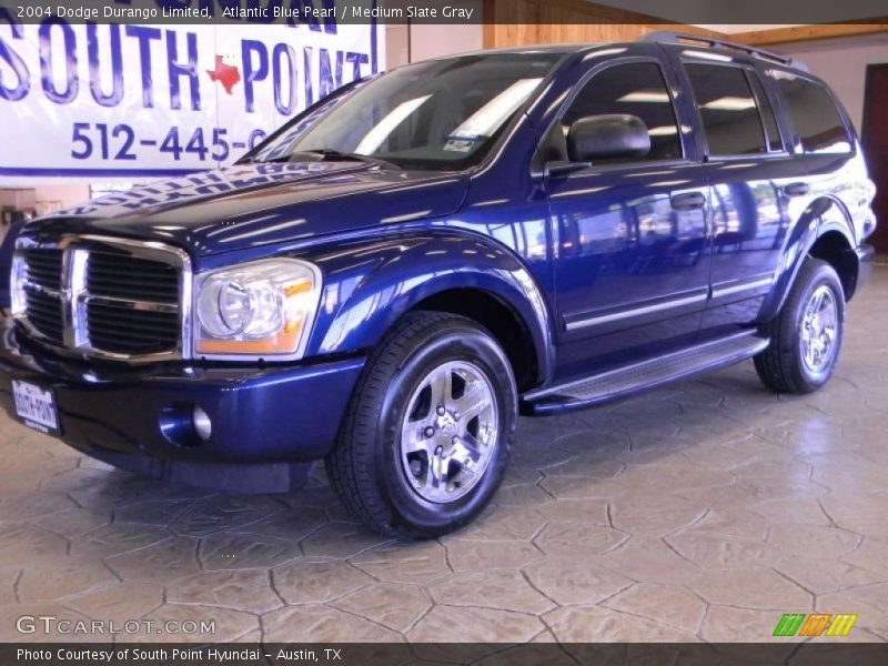 Atlantic Blue Pearl / Medium Slate Gray 2004 Dodge Durango Limited