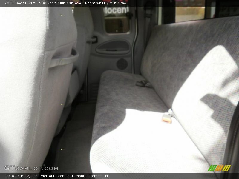 Bright White / Mist Gray 2001 Dodge Ram 1500 Sport Club Cab 4x4