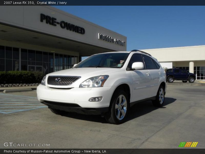 Crystal White / Ivory 2007 Lexus RX 350