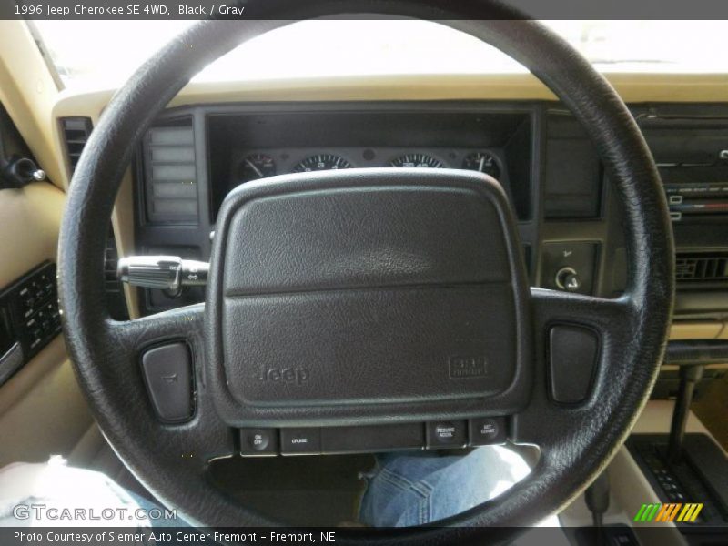 Black / Gray 1996 Jeep Cherokee SE 4WD