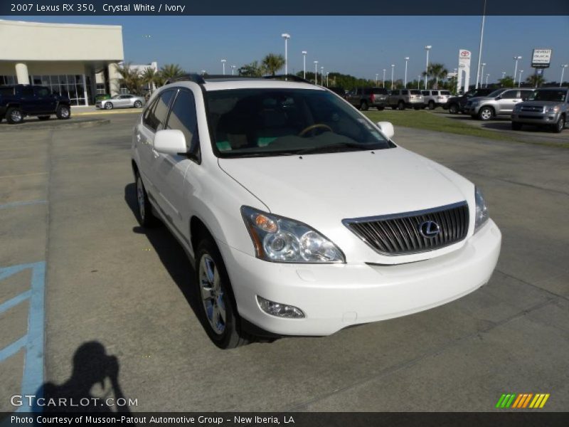 Crystal White / Ivory 2007 Lexus RX 350