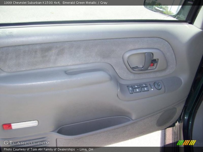 Emerald Green Metallic / Gray 1999 Chevrolet Suburban K1500 4x4