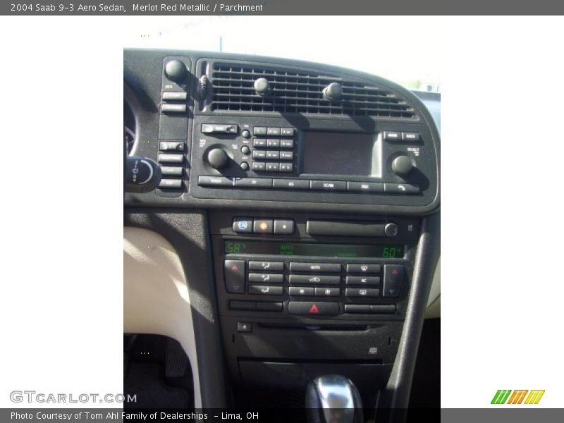 Merlot Red Metallic / Parchment 2004 Saab 9-3 Aero Sedan
