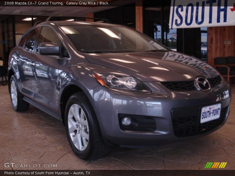 Galaxy Gray Mica / Black 2008 Mazda CX-7 Grand Touring