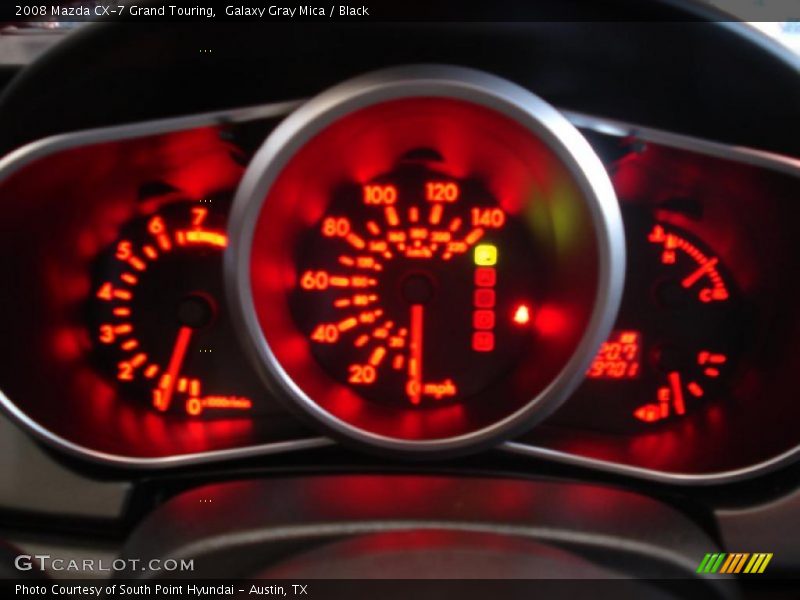 Galaxy Gray Mica / Black 2008 Mazda CX-7 Grand Touring