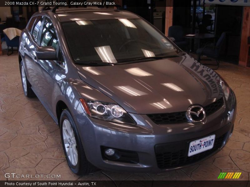 Galaxy Gray Mica / Black 2008 Mazda CX-7 Grand Touring