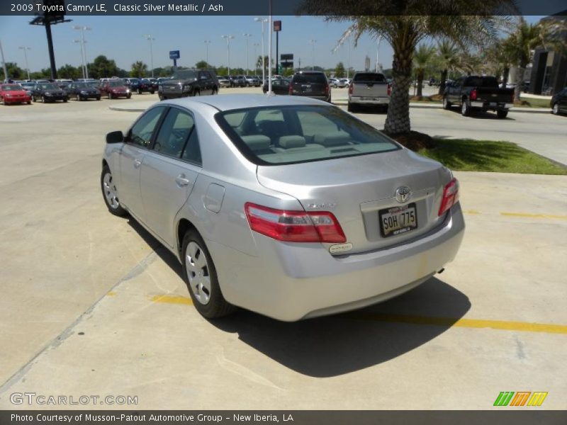 Classic Silver Metallic / Ash 2009 Toyota Camry LE