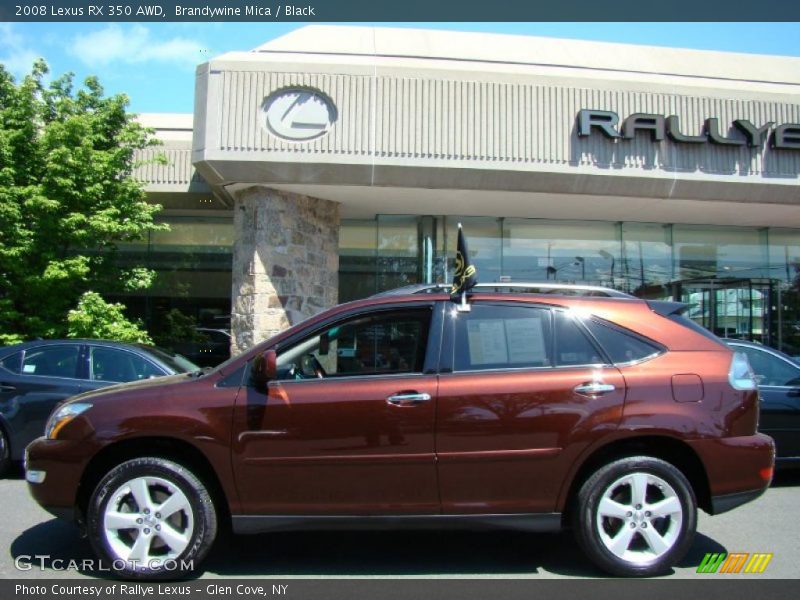 Brandywine Mica / Black 2008 Lexus RX 350 AWD