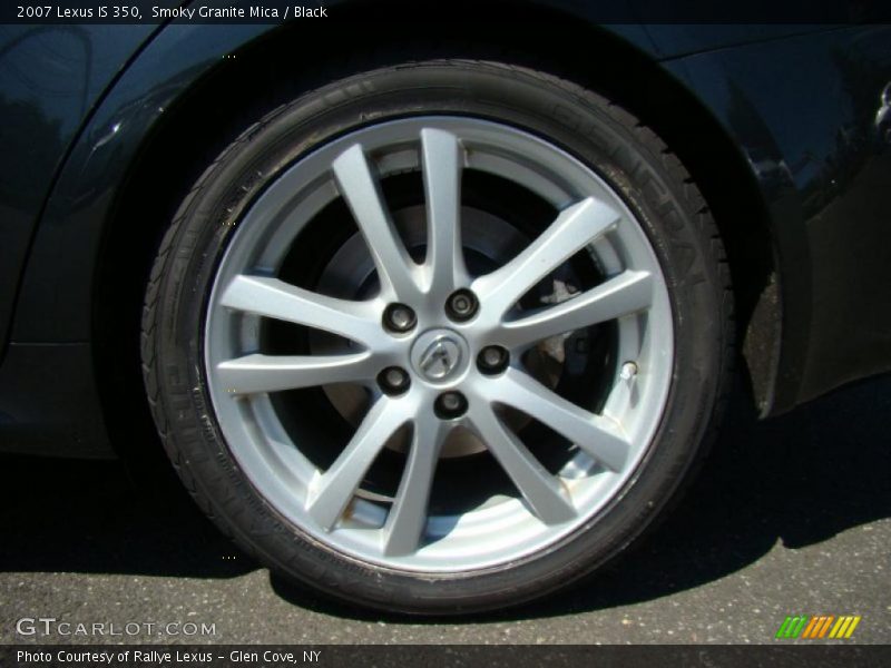 Smoky Granite Mica / Black 2007 Lexus IS 350
