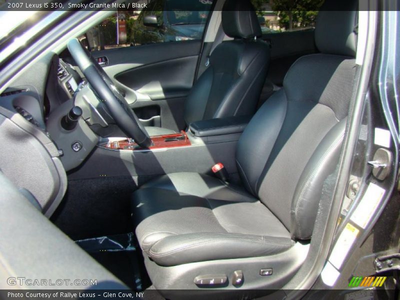 Smoky Granite Mica / Black 2007 Lexus IS 350