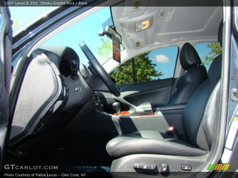 Smoky Granite Mica / Black 2007 Lexus IS 350