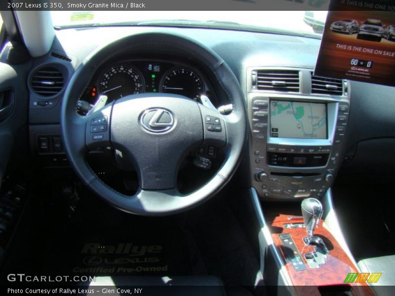 Smoky Granite Mica / Black 2007 Lexus IS 350