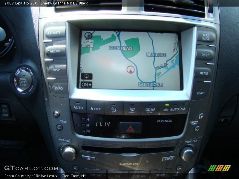 Smoky Granite Mica / Black 2007 Lexus IS 350