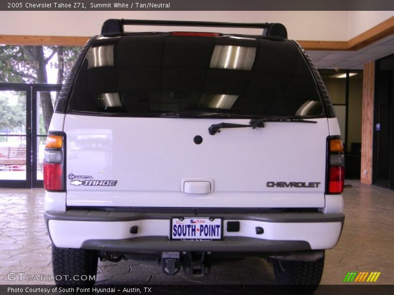 Summit White / Tan/Neutral 2005 Chevrolet Tahoe Z71