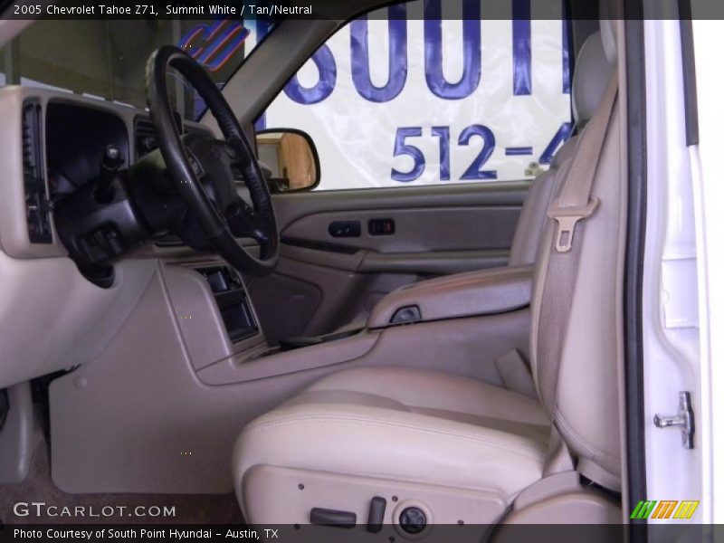 Summit White / Tan/Neutral 2005 Chevrolet Tahoe Z71