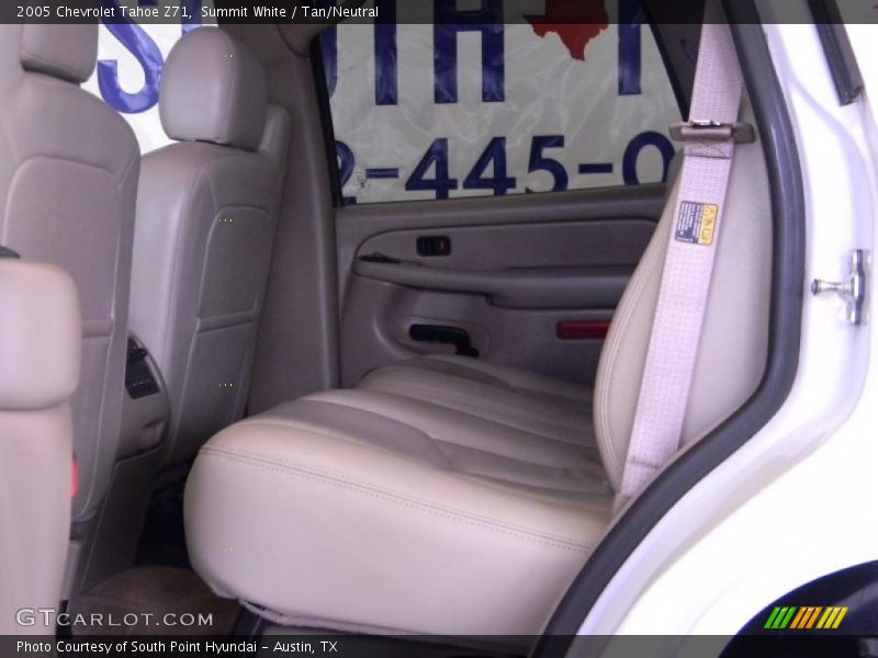 Summit White / Tan/Neutral 2005 Chevrolet Tahoe Z71