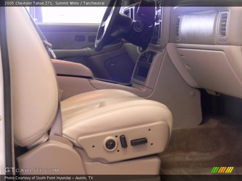 Summit White / Tan/Neutral 2005 Chevrolet Tahoe Z71