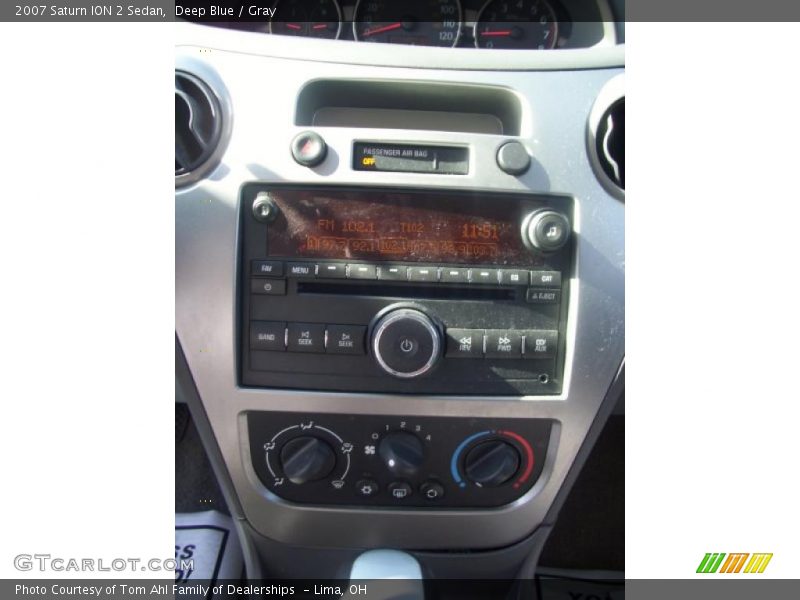 Deep Blue / Gray 2007 Saturn ION 2 Sedan