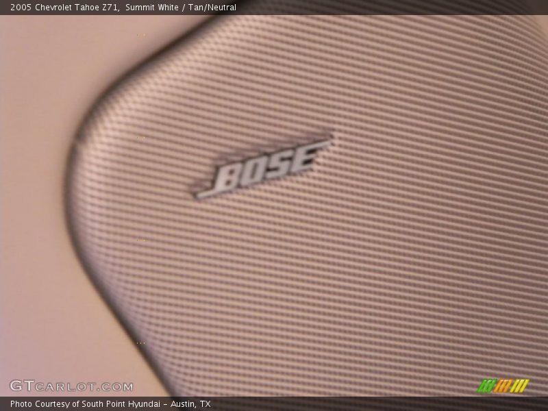 Summit White / Tan/Neutral 2005 Chevrolet Tahoe Z71