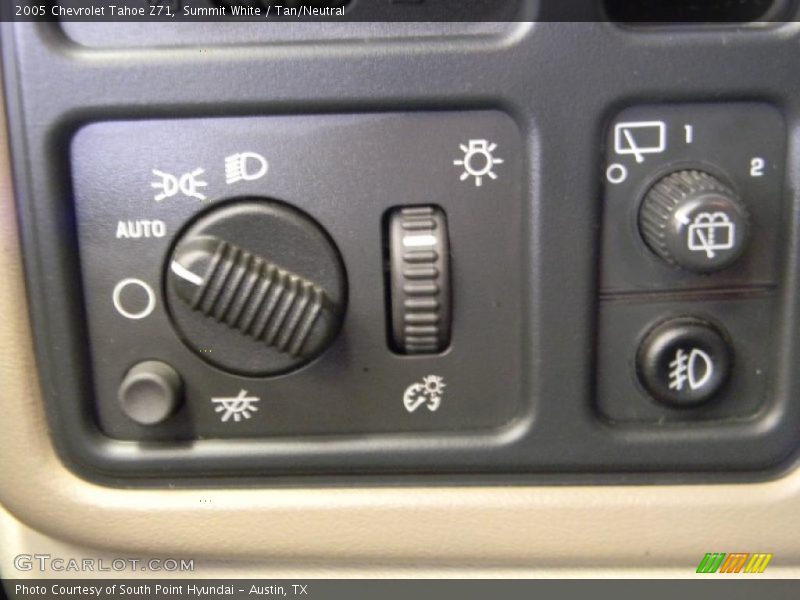 Summit White / Tan/Neutral 2005 Chevrolet Tahoe Z71