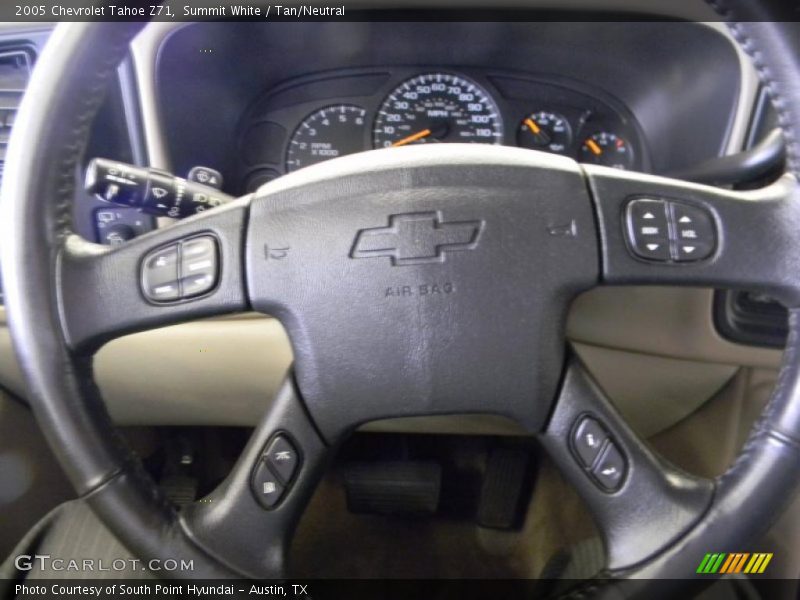 Summit White / Tan/Neutral 2005 Chevrolet Tahoe Z71