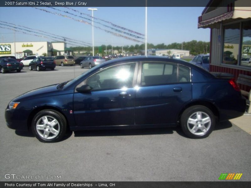 Deep Blue / Gray 2007 Saturn ION 2 Sedan