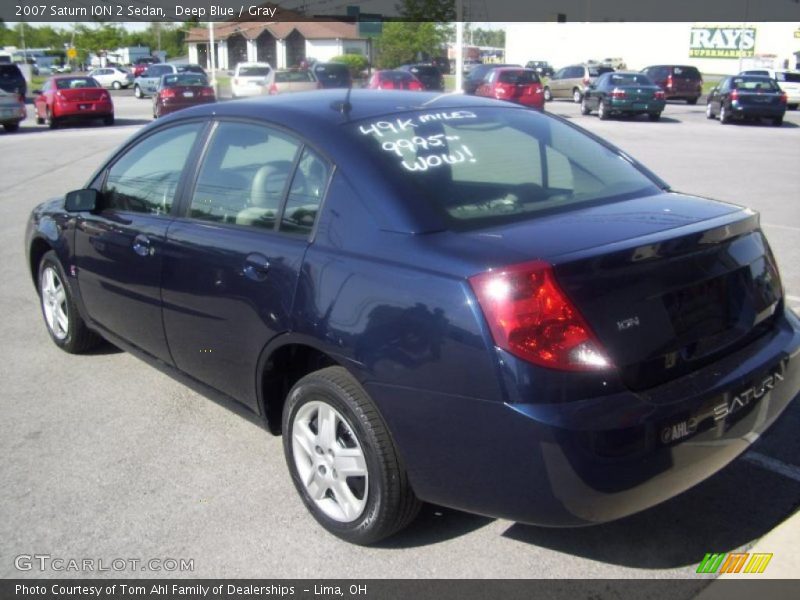 Deep Blue / Gray 2007 Saturn ION 2 Sedan