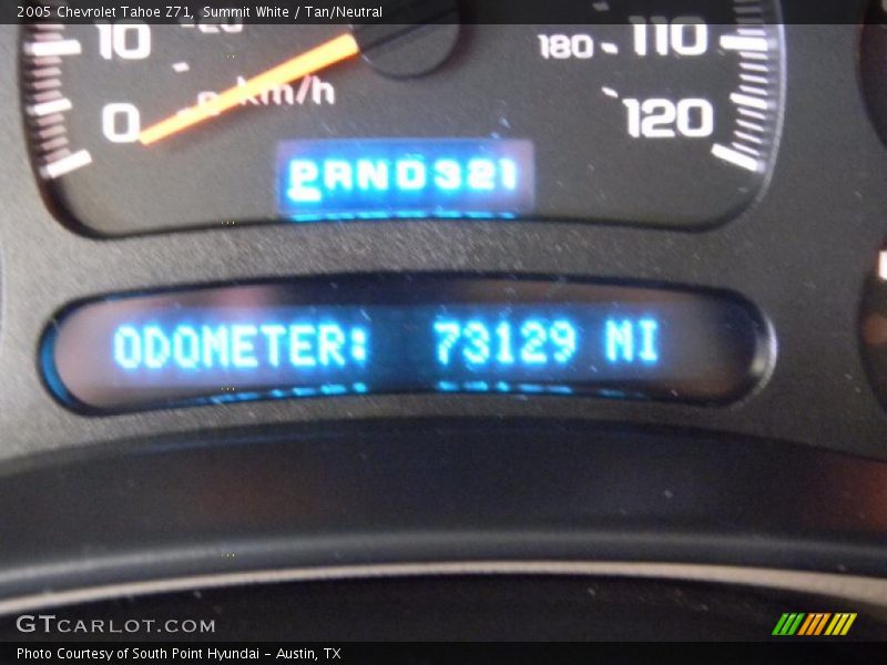 Summit White / Tan/Neutral 2005 Chevrolet Tahoe Z71