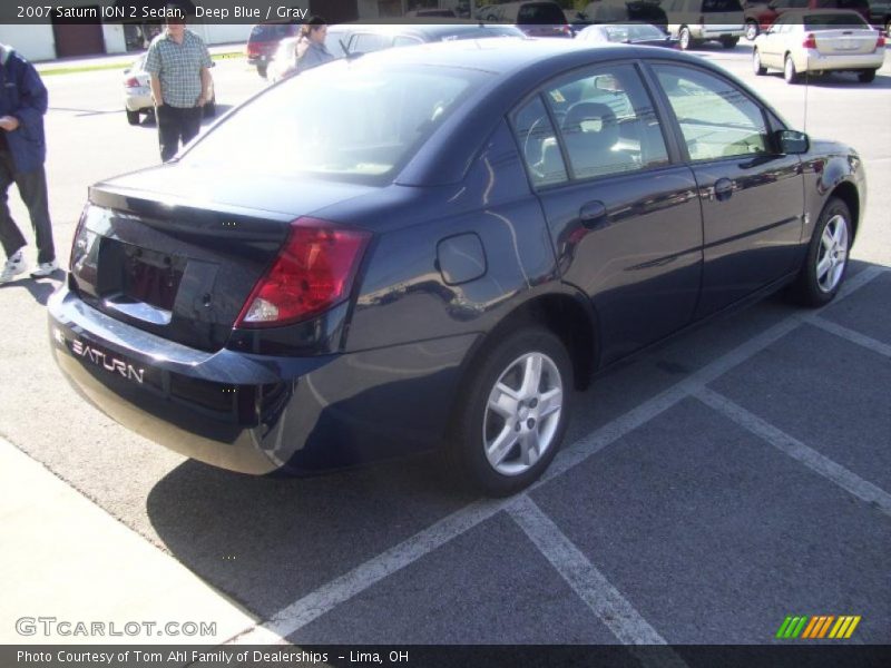 Deep Blue / Gray 2007 Saturn ION 2 Sedan