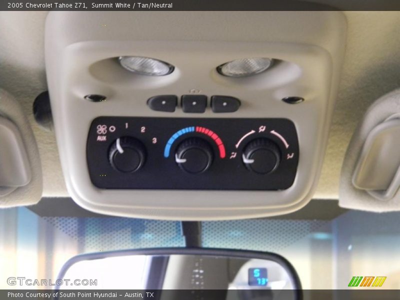 Summit White / Tan/Neutral 2005 Chevrolet Tahoe Z71