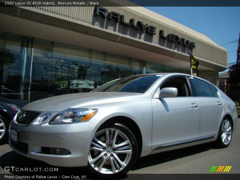 Mercury Metallic / Black 2007 Lexus GS 450h Hybrid