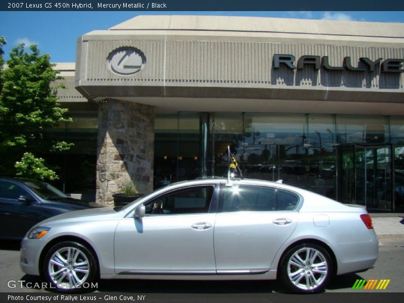 Mercury Metallic / Black 2007 Lexus GS 450h Hybrid