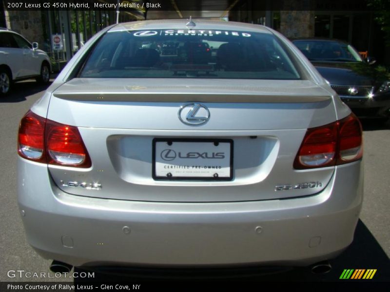 Mercury Metallic / Black 2007 Lexus GS 450h Hybrid