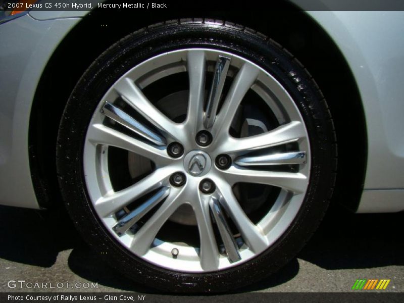 Mercury Metallic / Black 2007 Lexus GS 450h Hybrid