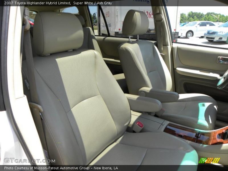 Super White / Ash Gray 2007 Toyota Highlander Hybrid Limited