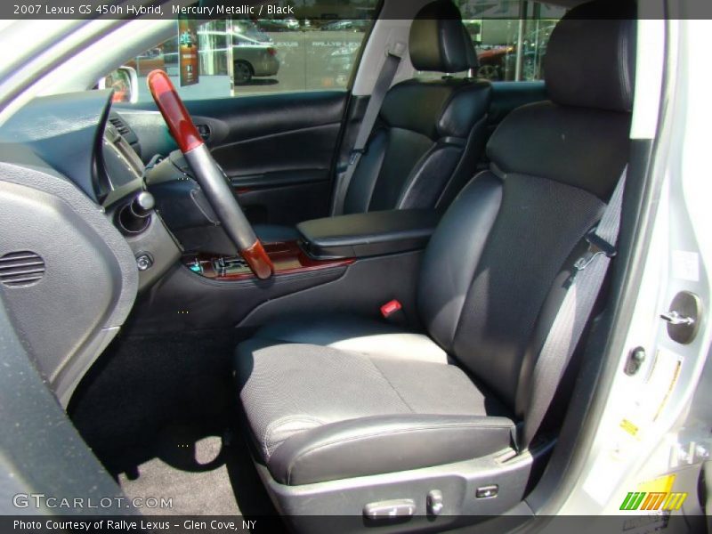 Mercury Metallic / Black 2007 Lexus GS 450h Hybrid