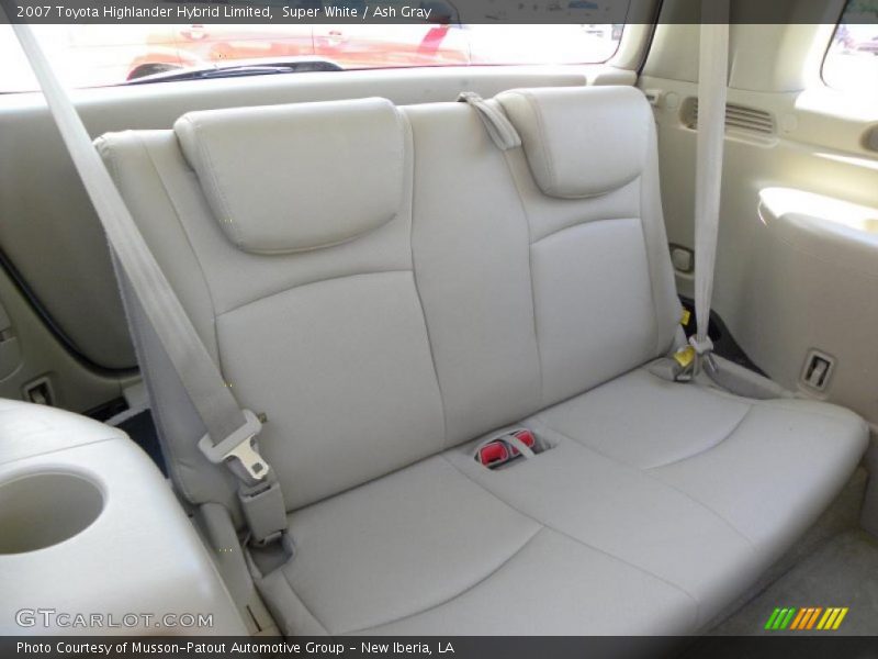 Super White / Ash Gray 2007 Toyota Highlander Hybrid Limited