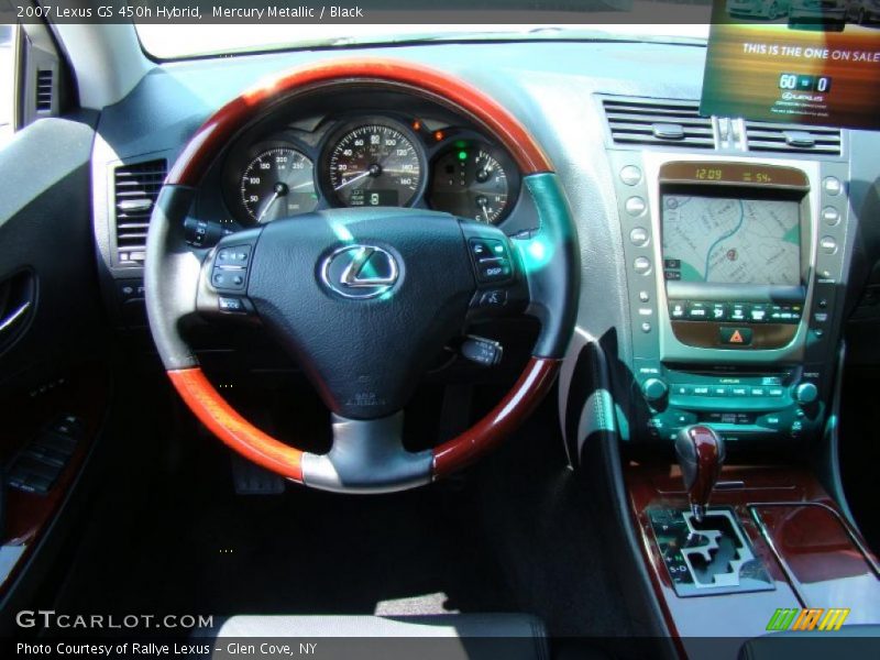 Mercury Metallic / Black 2007 Lexus GS 450h Hybrid