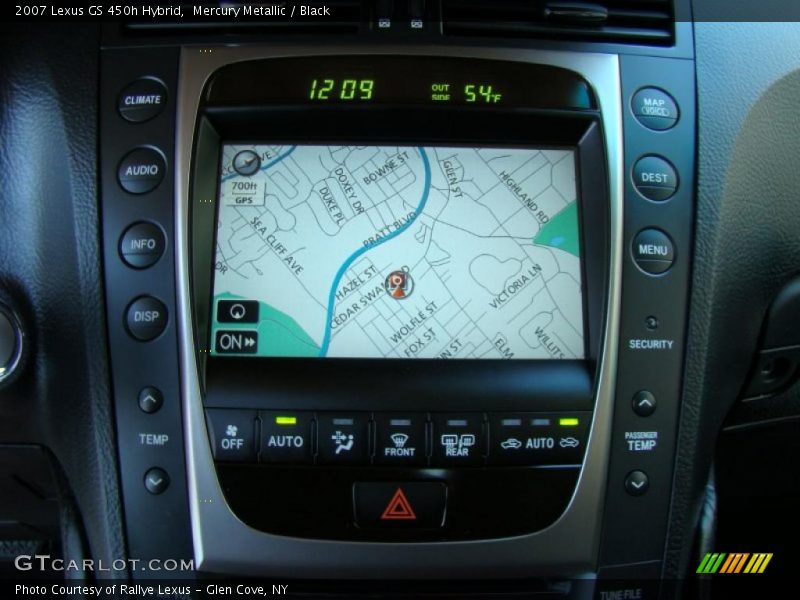 Mercury Metallic / Black 2007 Lexus GS 450h Hybrid