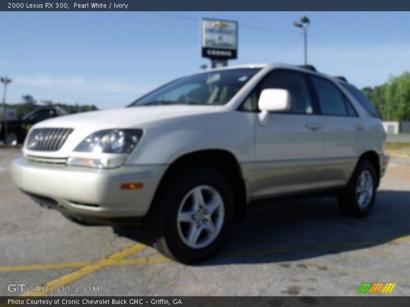 Pearl White / Ivory 2000 Lexus RX 300