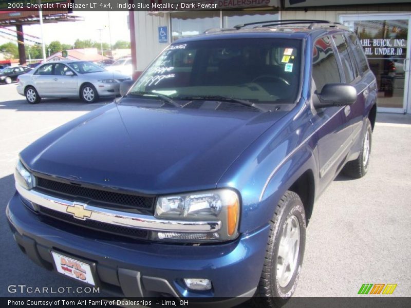 Indigo Blue Metallic / Dark Pewter 2002 Chevrolet TrailBlazer LT 4x4