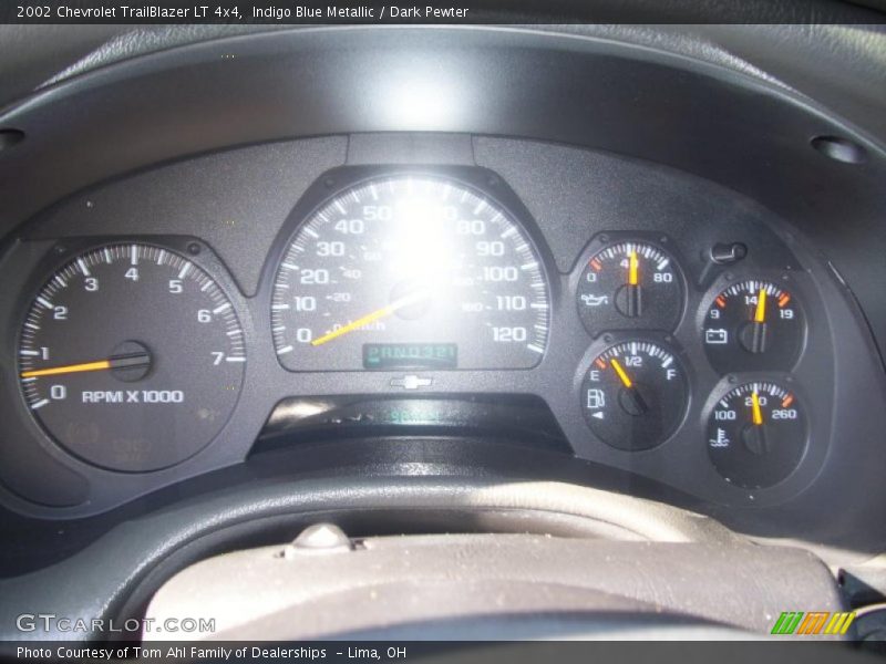 Indigo Blue Metallic / Dark Pewter 2002 Chevrolet TrailBlazer LT 4x4