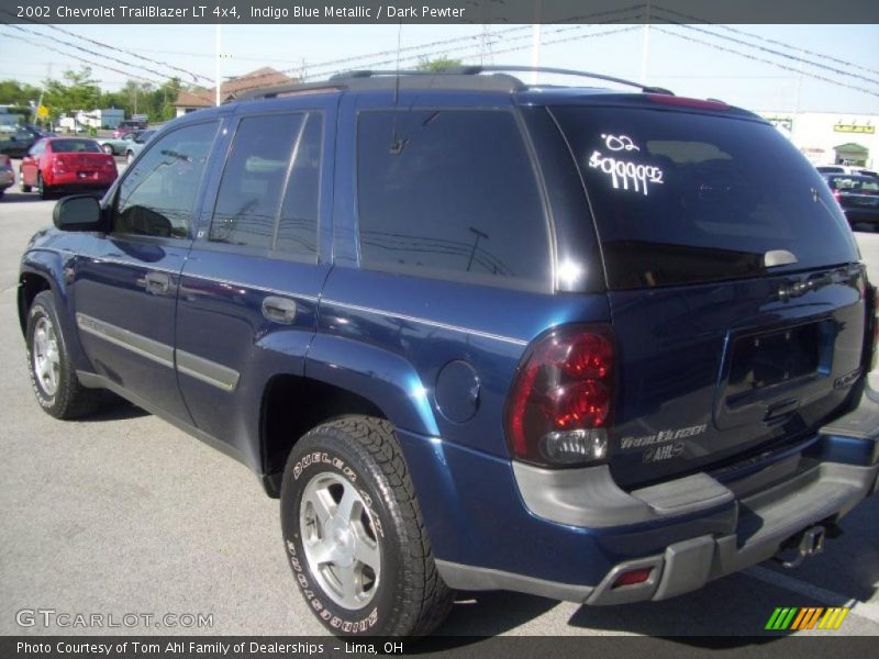 Indigo Blue Metallic / Dark Pewter 2002 Chevrolet TrailBlazer LT 4x4