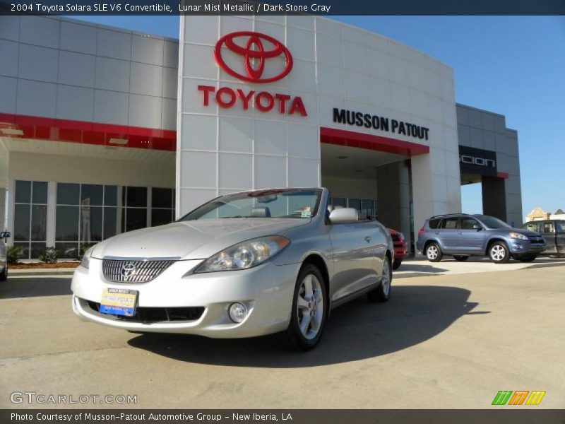 Lunar Mist Metallic / Dark Stone Gray 2004 Toyota Solara SLE V6 Convertible