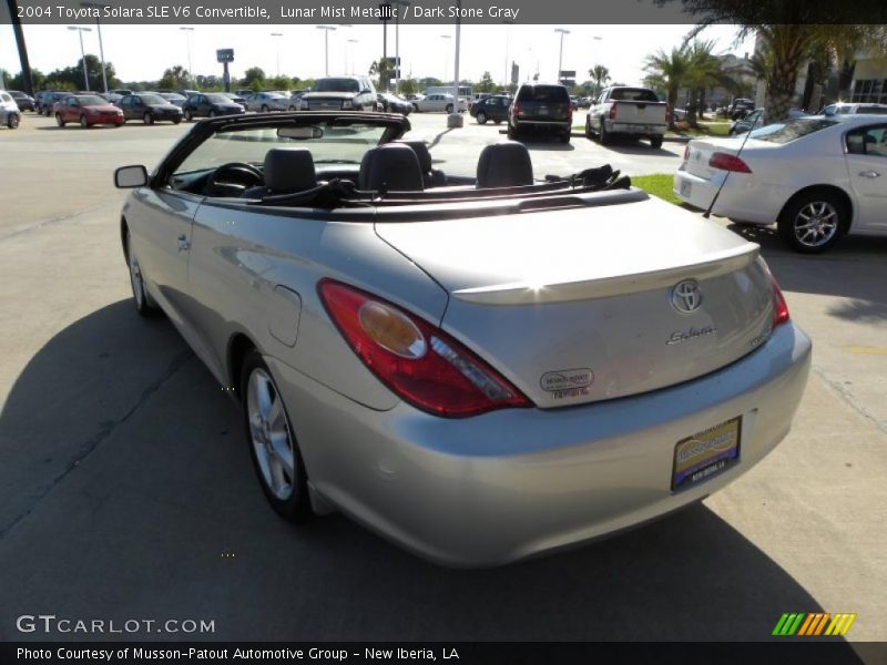 Lunar Mist Metallic / Dark Stone Gray 2004 Toyota Solara SLE V6 Convertible