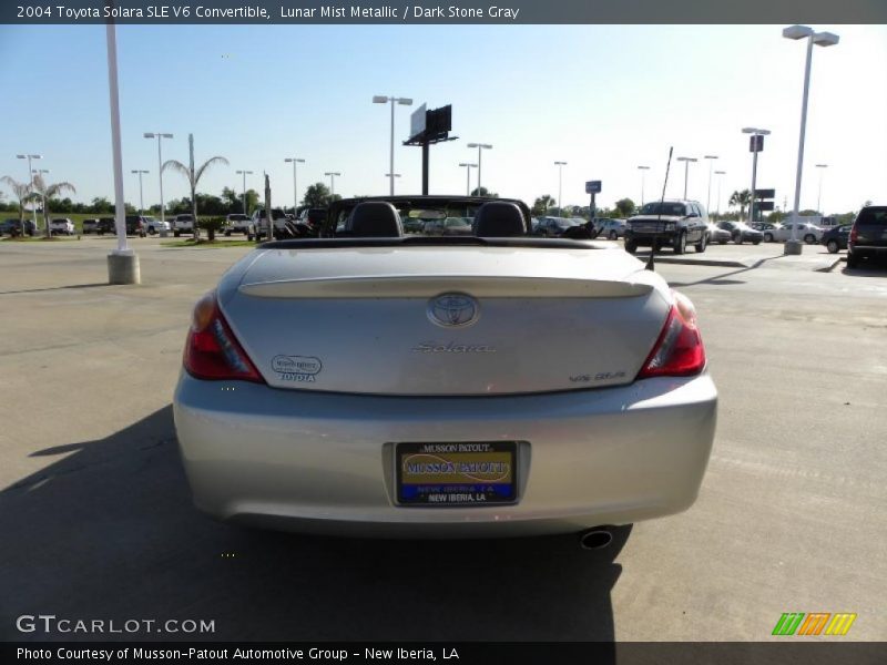 Lunar Mist Metallic / Dark Stone Gray 2004 Toyota Solara SLE V6 Convertible