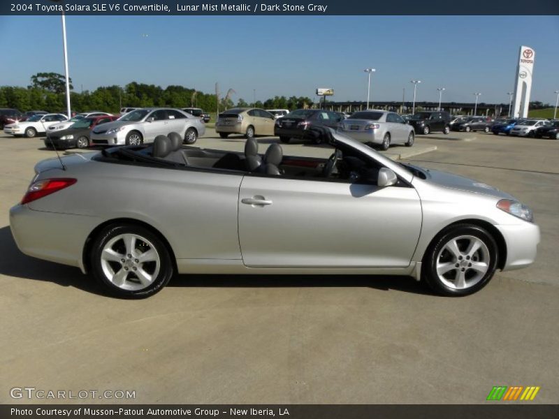 Lunar Mist Metallic / Dark Stone Gray 2004 Toyota Solara SLE V6 Convertible